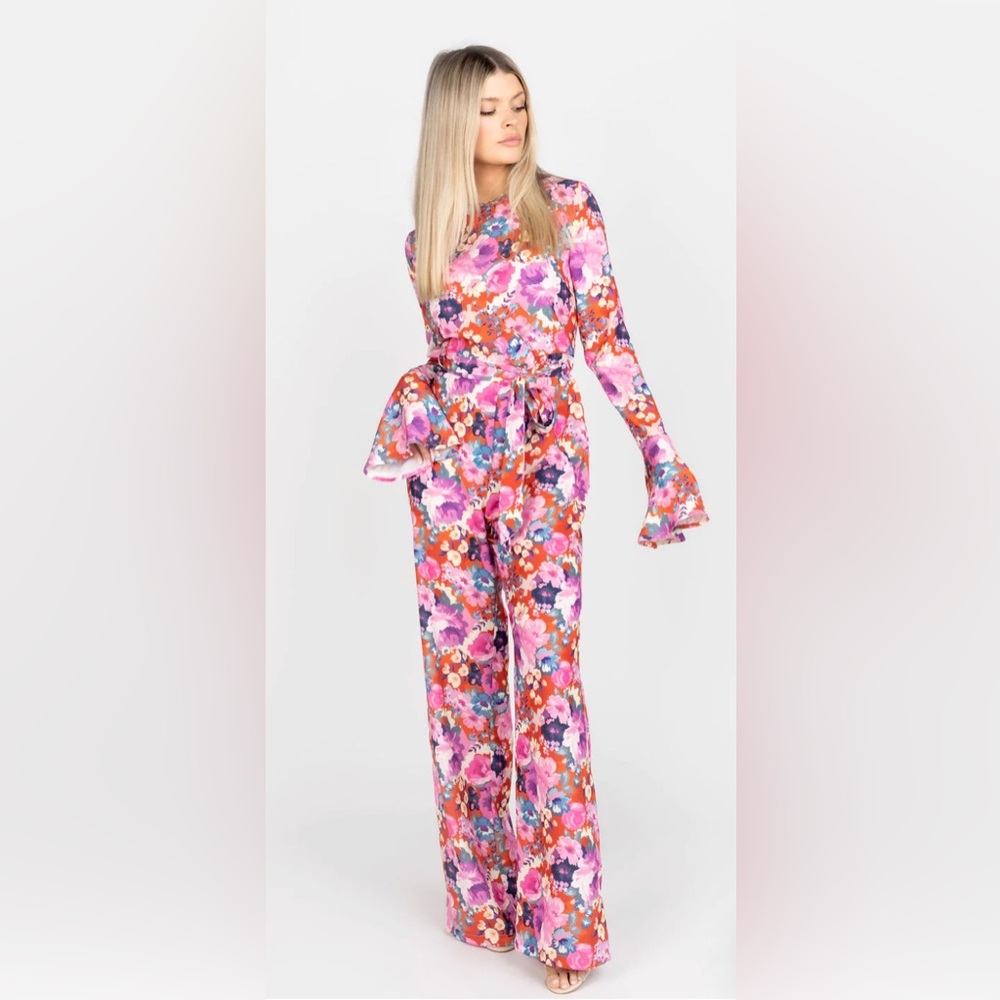 FLORAL JUMPSUIT